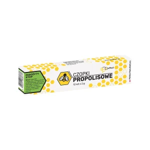 Czopki propolisowe Pasożyty STOP 12szt x 2g