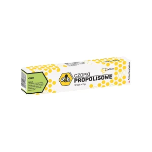 Czopki propolisowe z CBD 12szt x 2g
