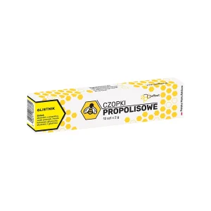 Czopki propolisowe z glistnikiem 12 szt x 2g